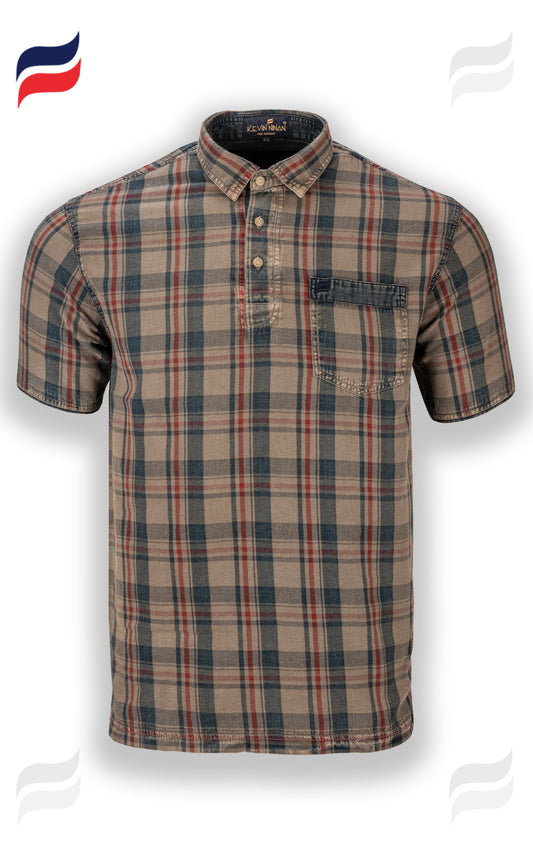 Kevin Ninan Pre-Washed Polo Shirt