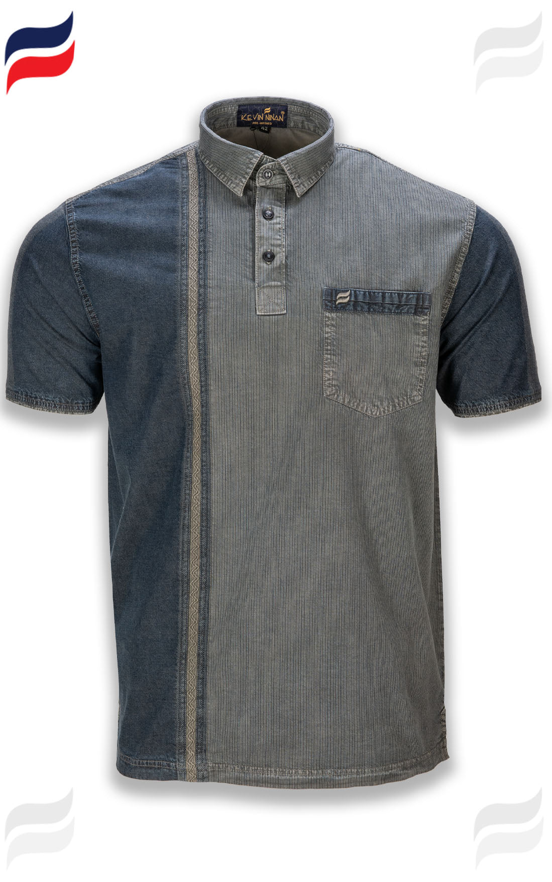 Kevin Ninan Pre-Washed Polo Shirt