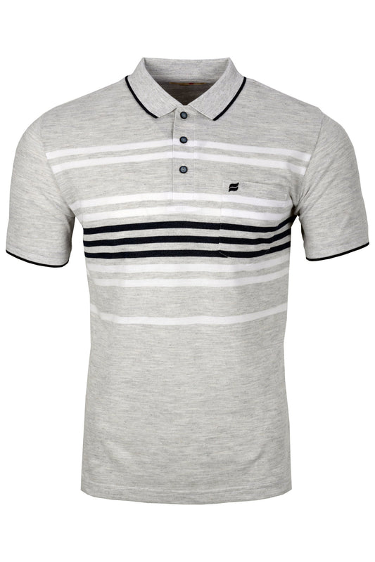 Kevin Ninan multistripe melange grey
