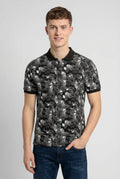 Printed-Cotton Polo
