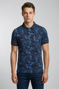 Printed-Cotton Polo