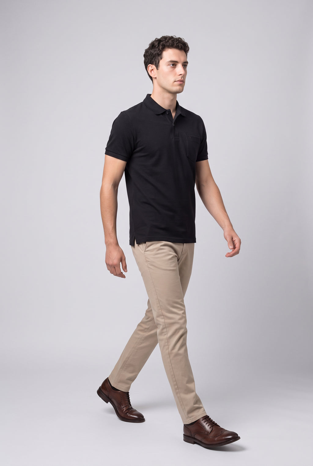 Black Polo T-shirt