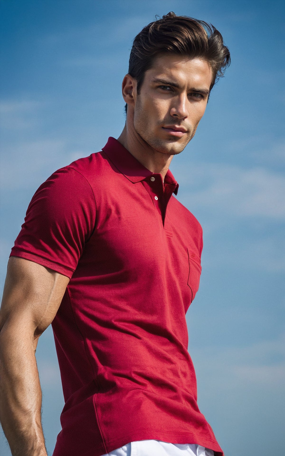 Red Polo T-shirt