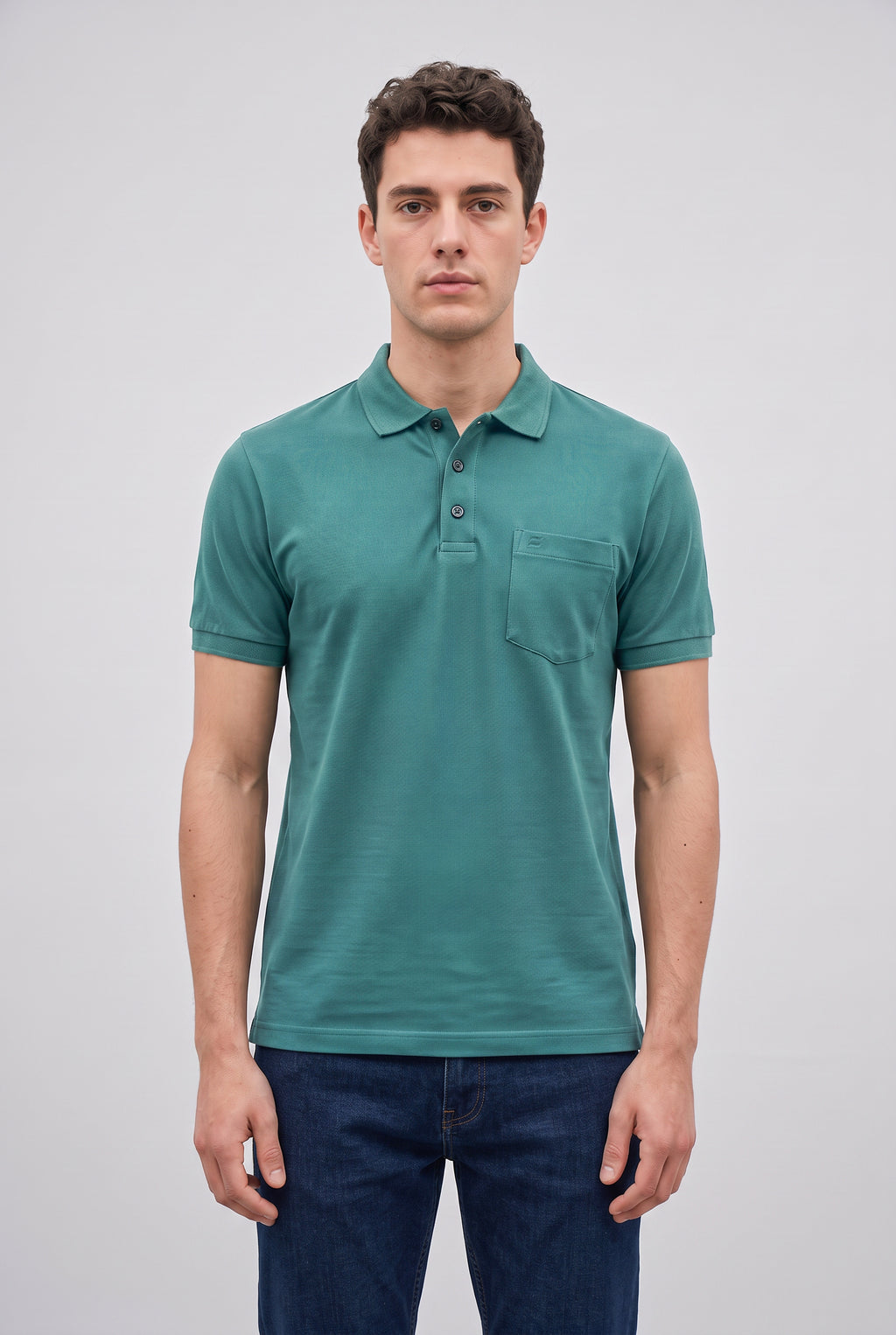Aqua Polo T-shirt