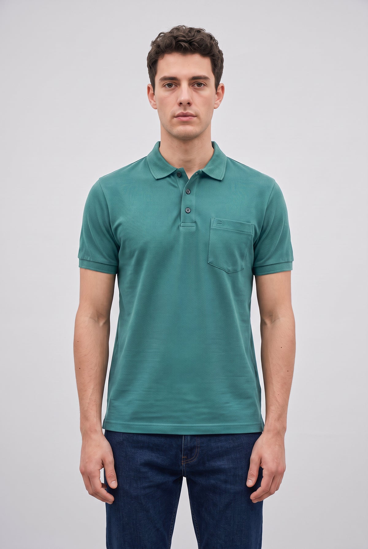 Aqua Polo T-shirt