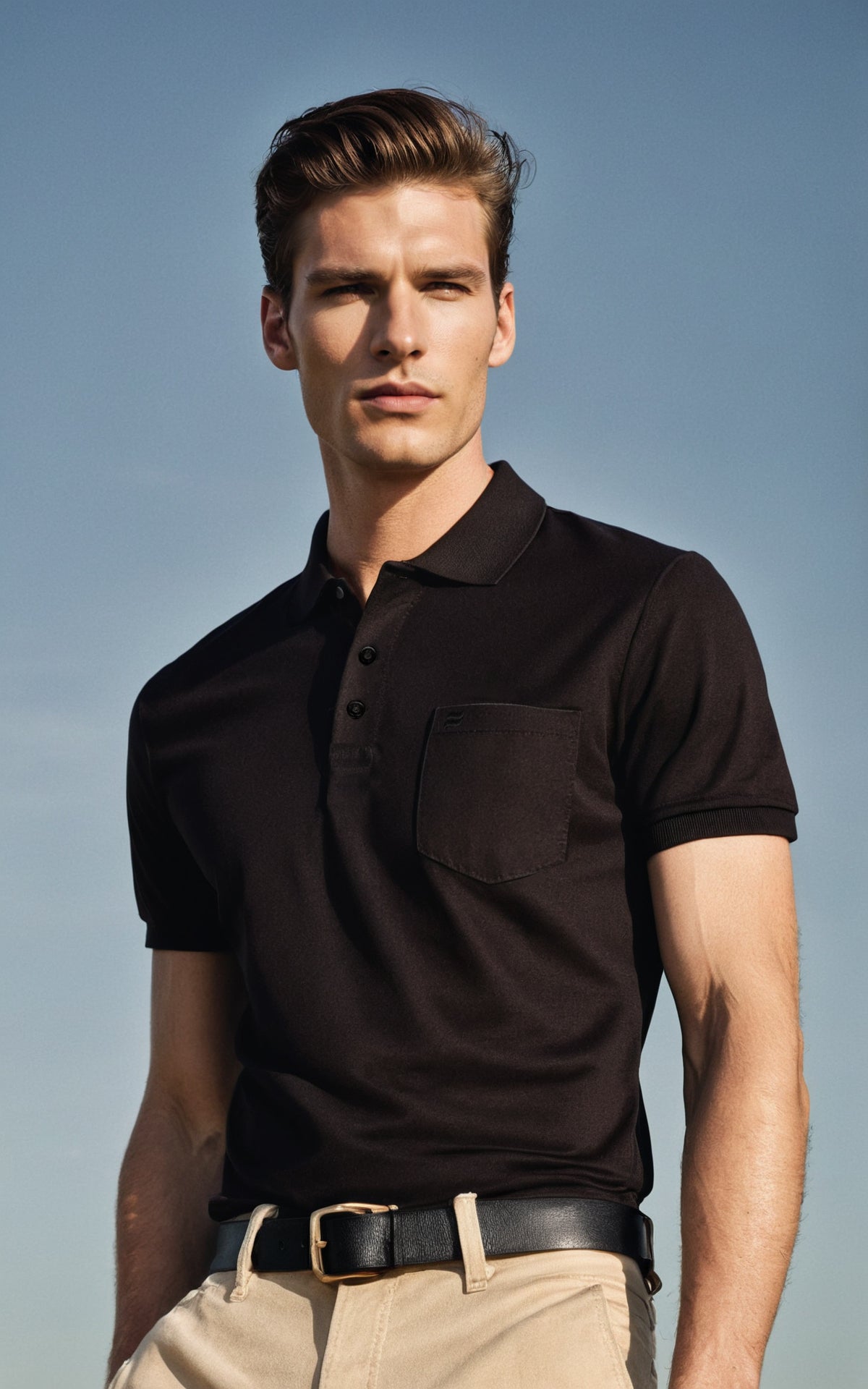Black Polo T-shirt