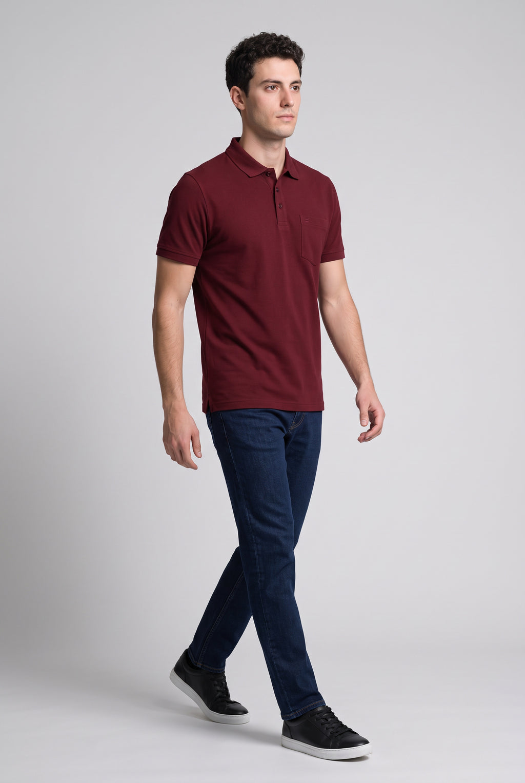 Maroon Polo T-shirt