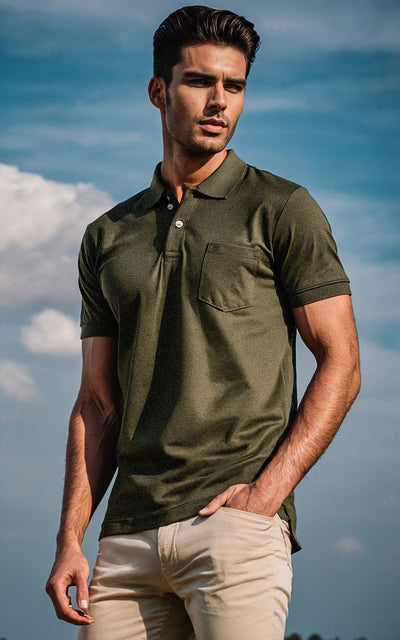 Olive Polo T-shirt