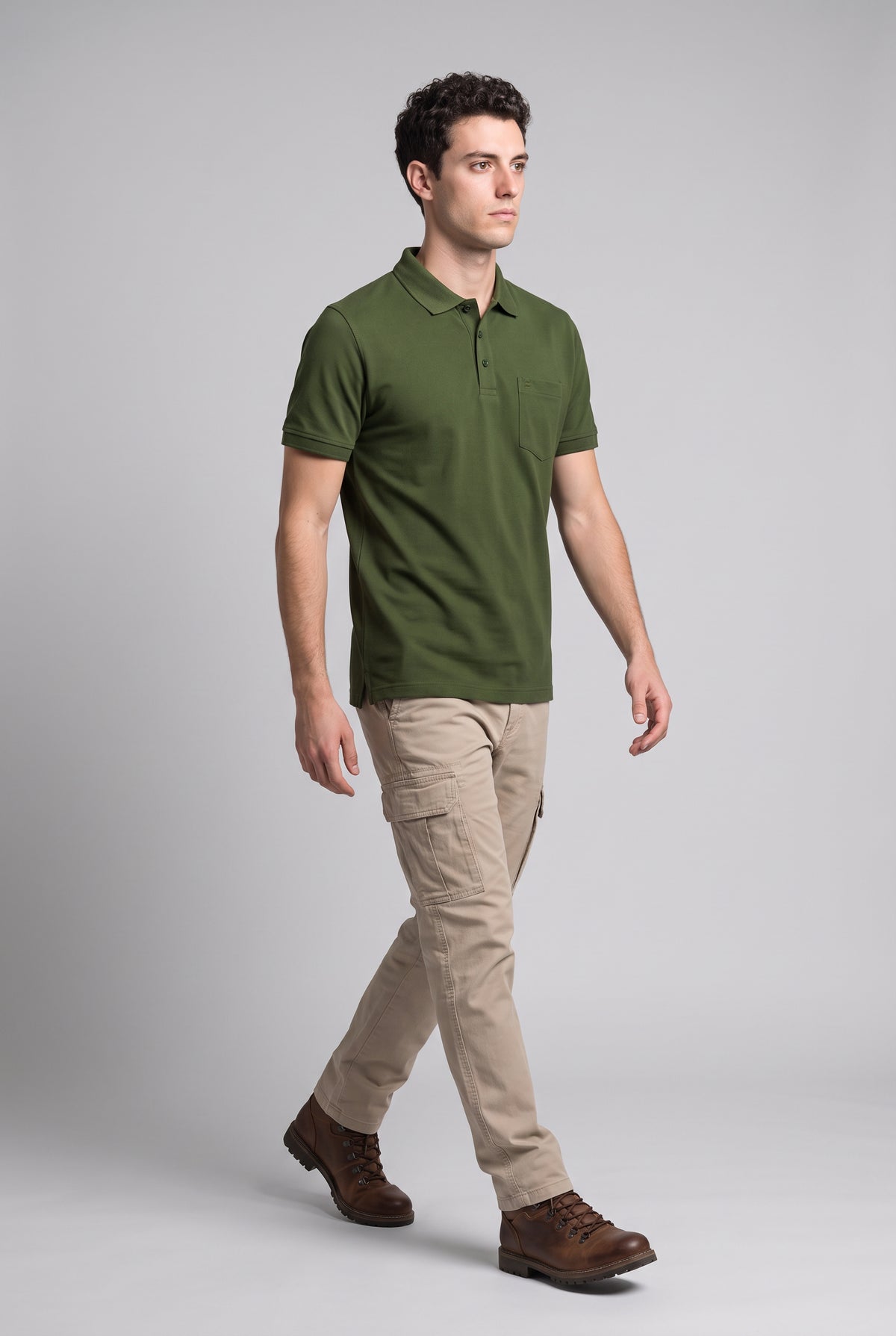 Olive Polo T-shirt
