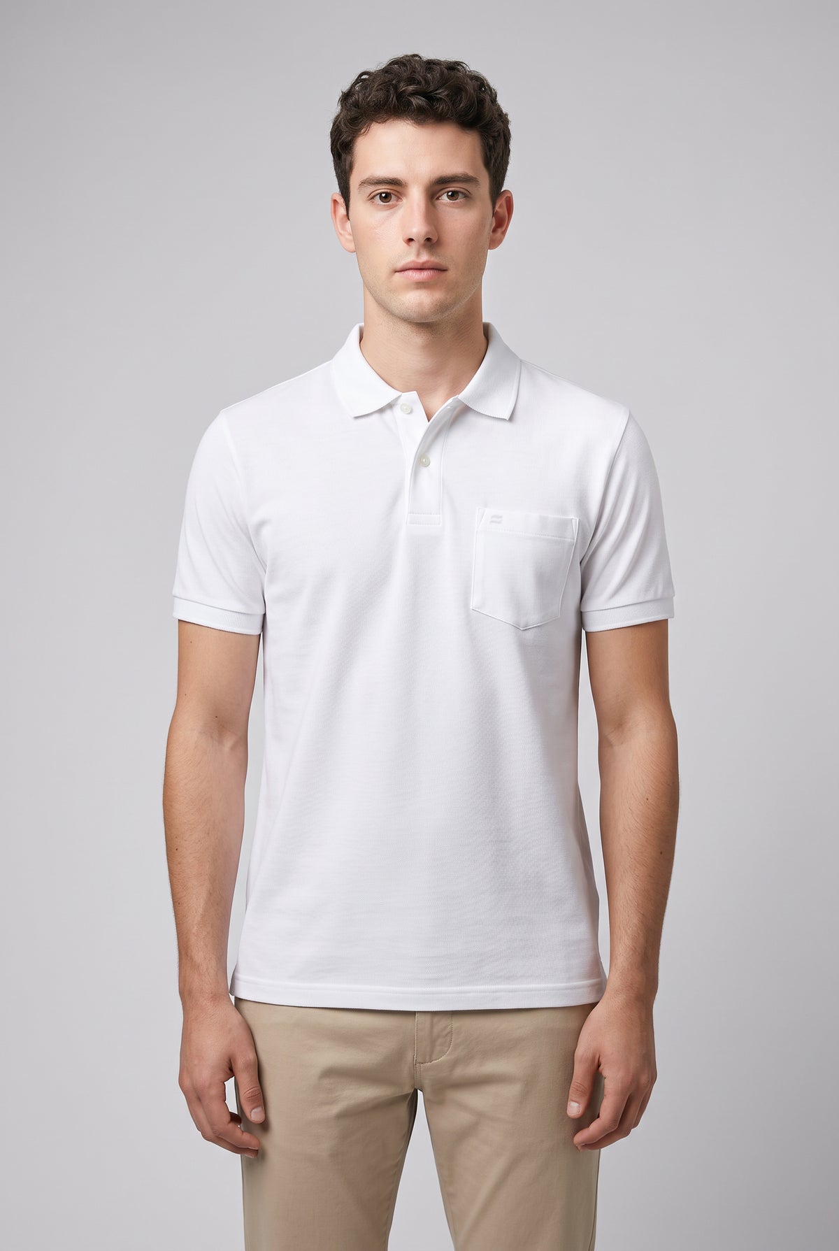 White Polo T-shirt