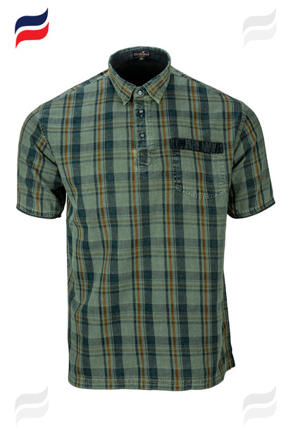 Kevin Ninan stone Washed shirt