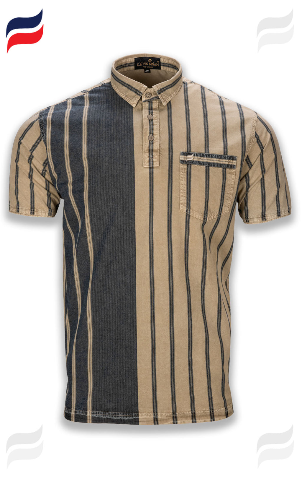 Kevin Ninan Pre-Washed Polo Shirt