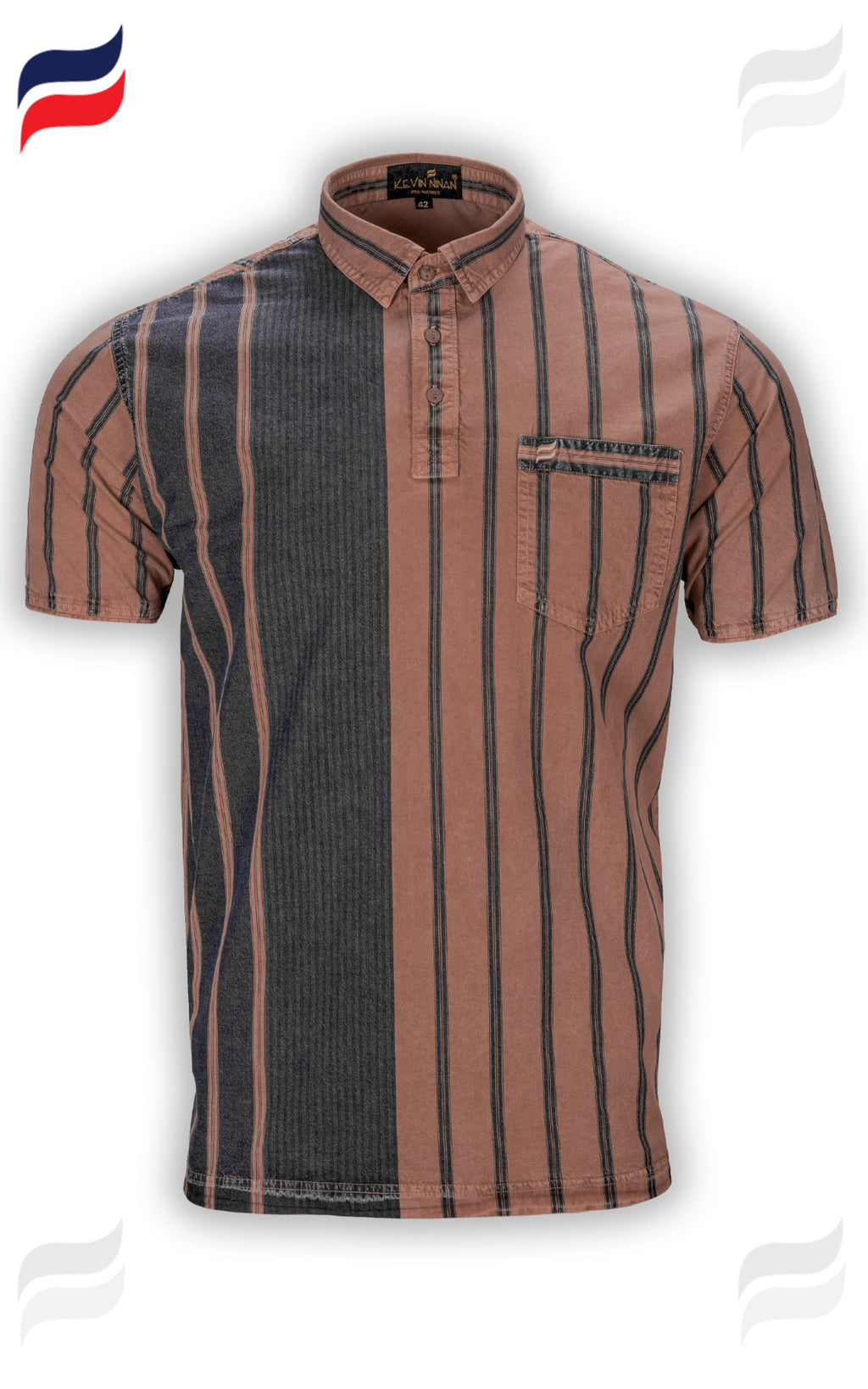 Kevin Ninan Pre-Washed Polo Shirt