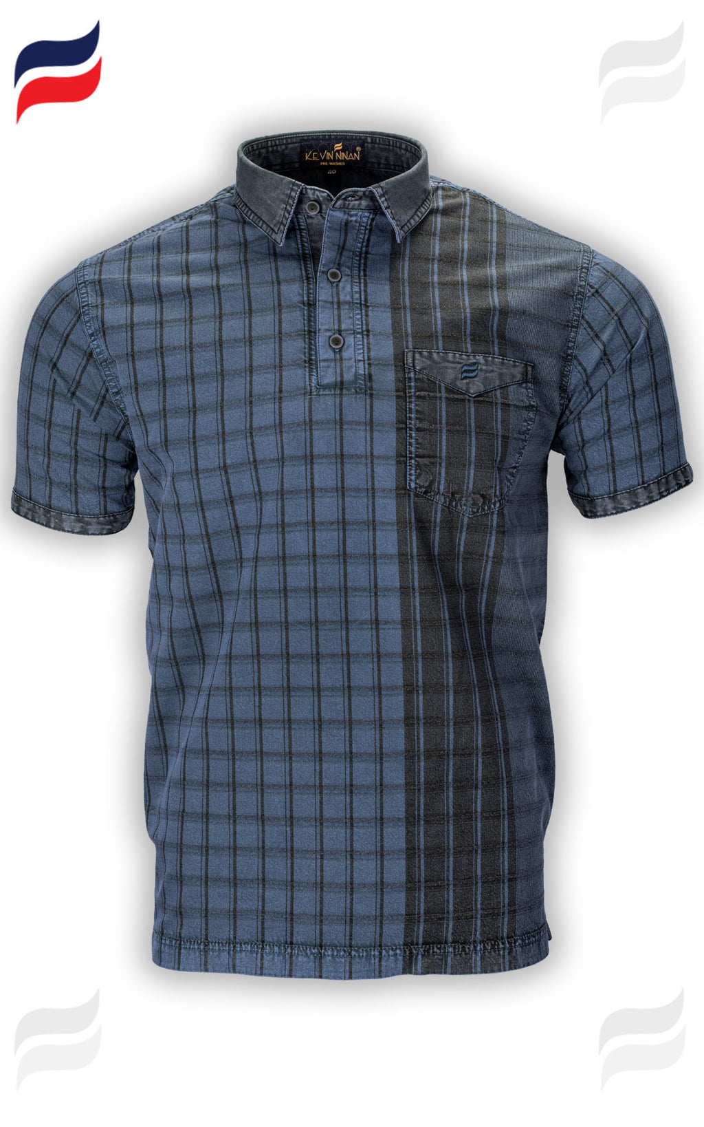 Kevin Ninan Pre-Washed Polo Shirt