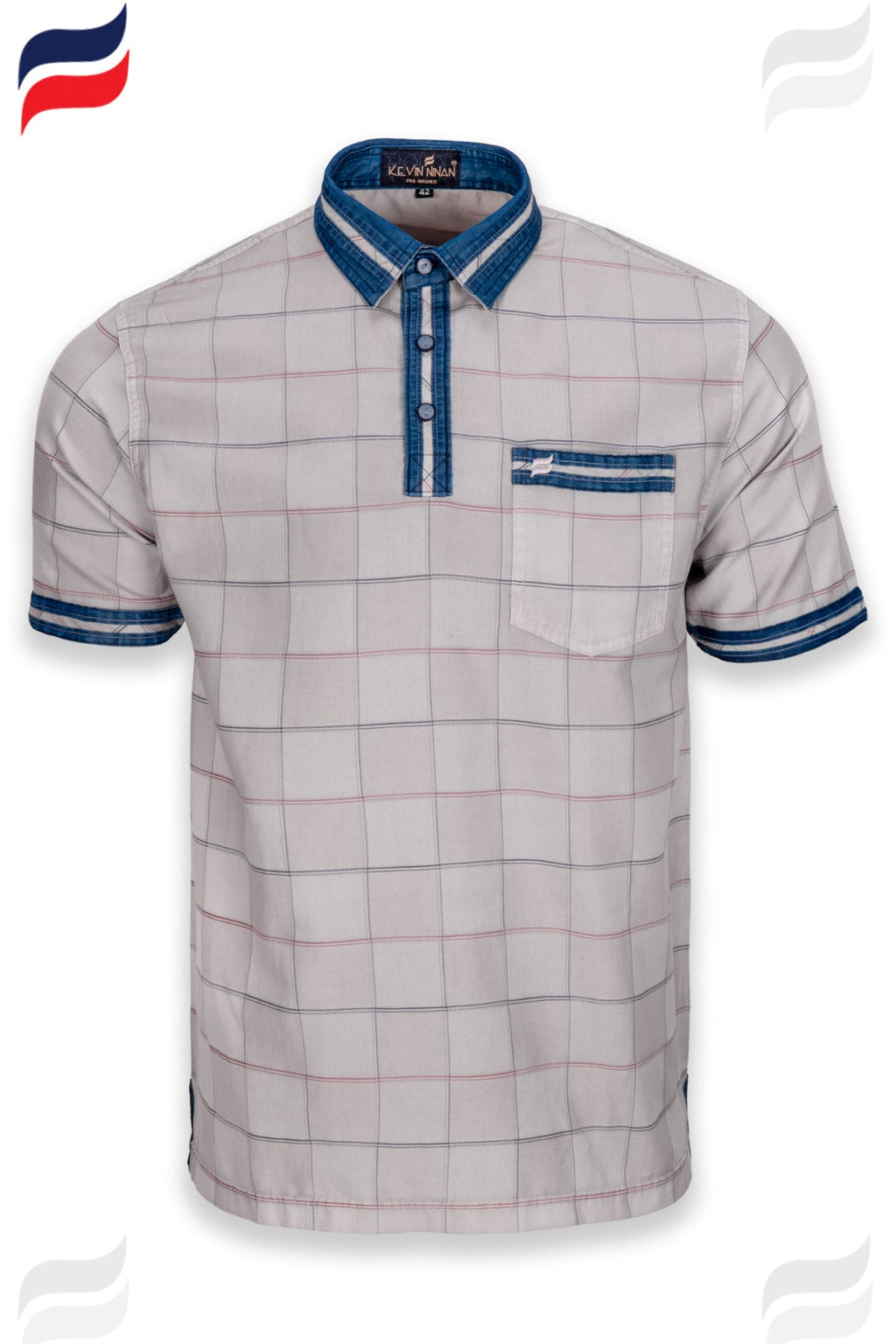 Kevin Ninan Pre-Washed Polo Shirt