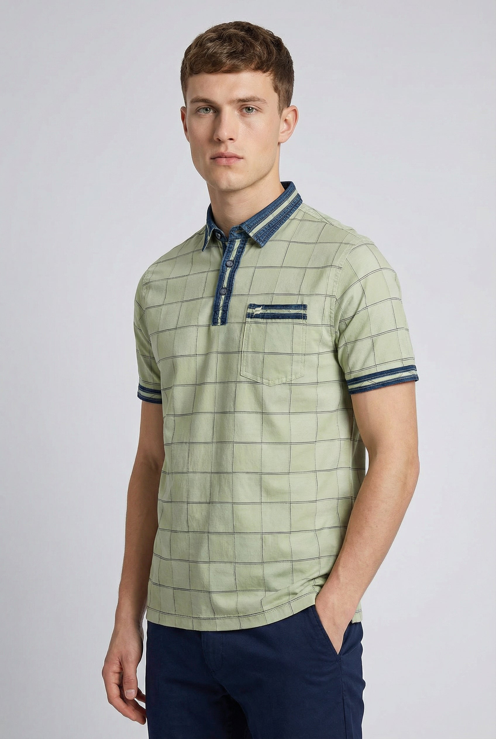 Kevin Ninan Pre-Washed Polo Shirt