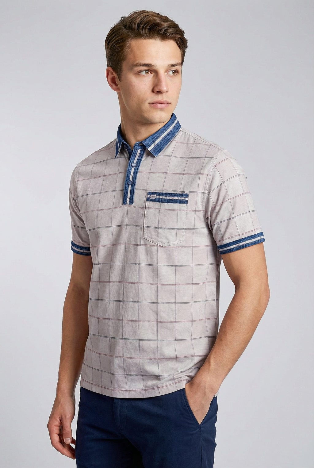 Kevin Ninan Pre-Washed Polo Shirt