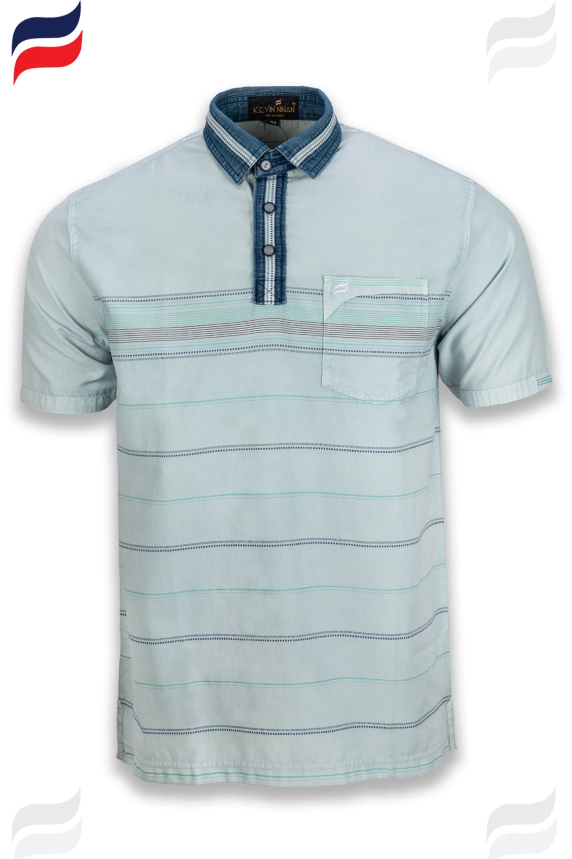 Kevin Ninan Pre-Washed Polo Shirt