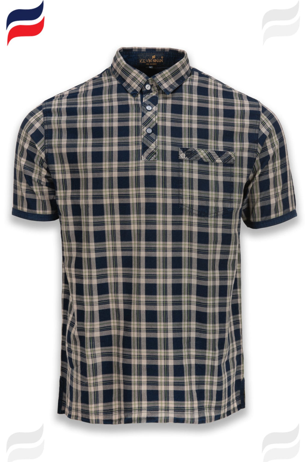 Kevin Ninan Pre-Washed Polo Shirt