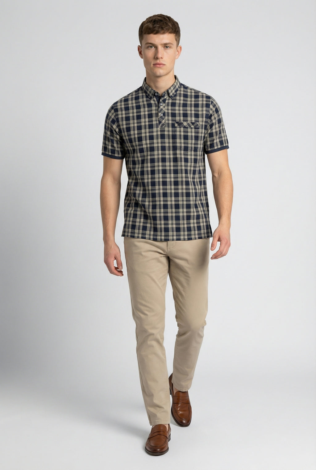 Kevin Ninan Pre-Washed Polo Shirt