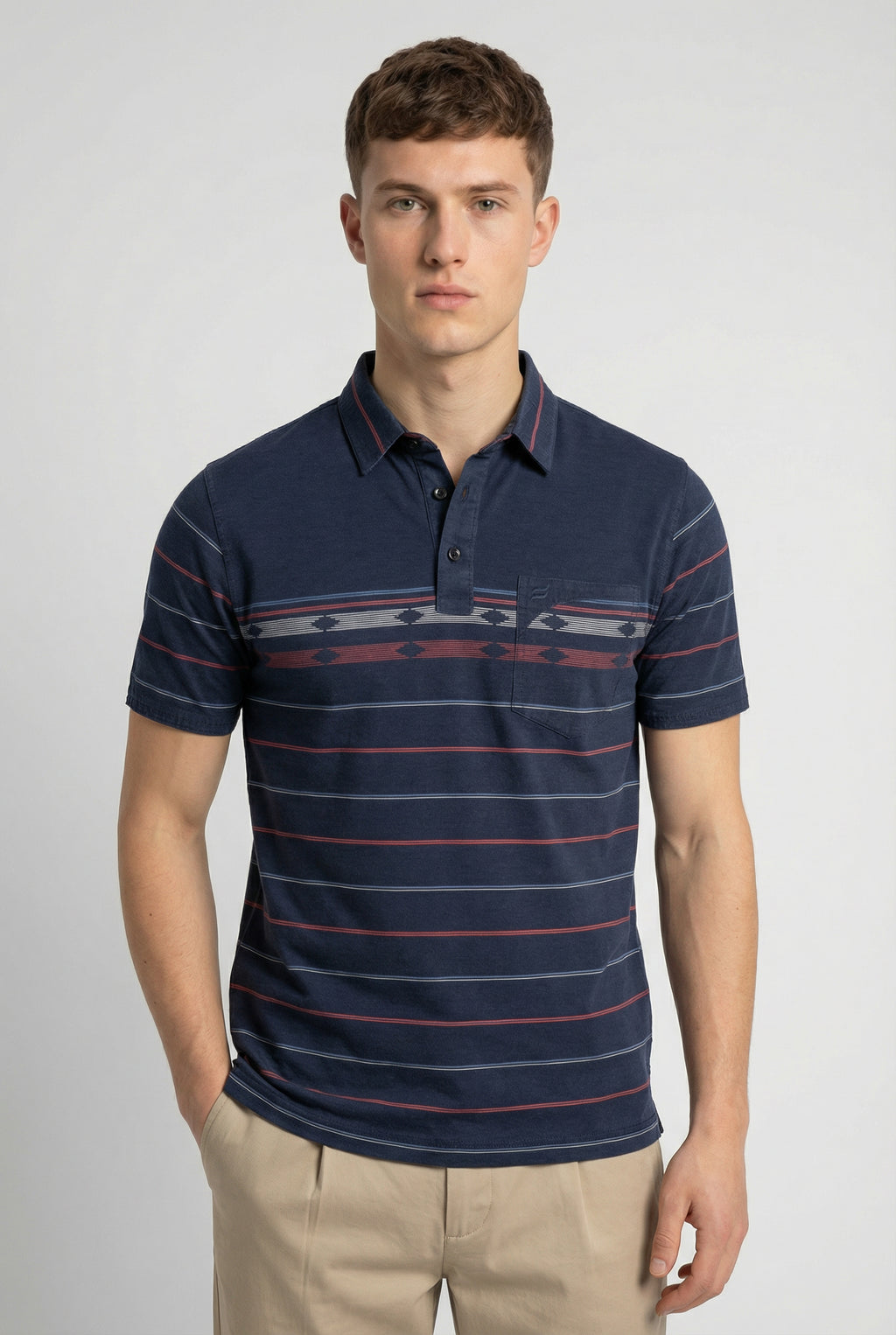Kevin Ninan Pre-Washed Polo Shirt