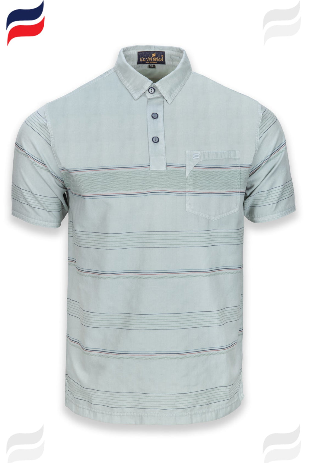 Kevin Ninan Pre-Washed Polo Shirt