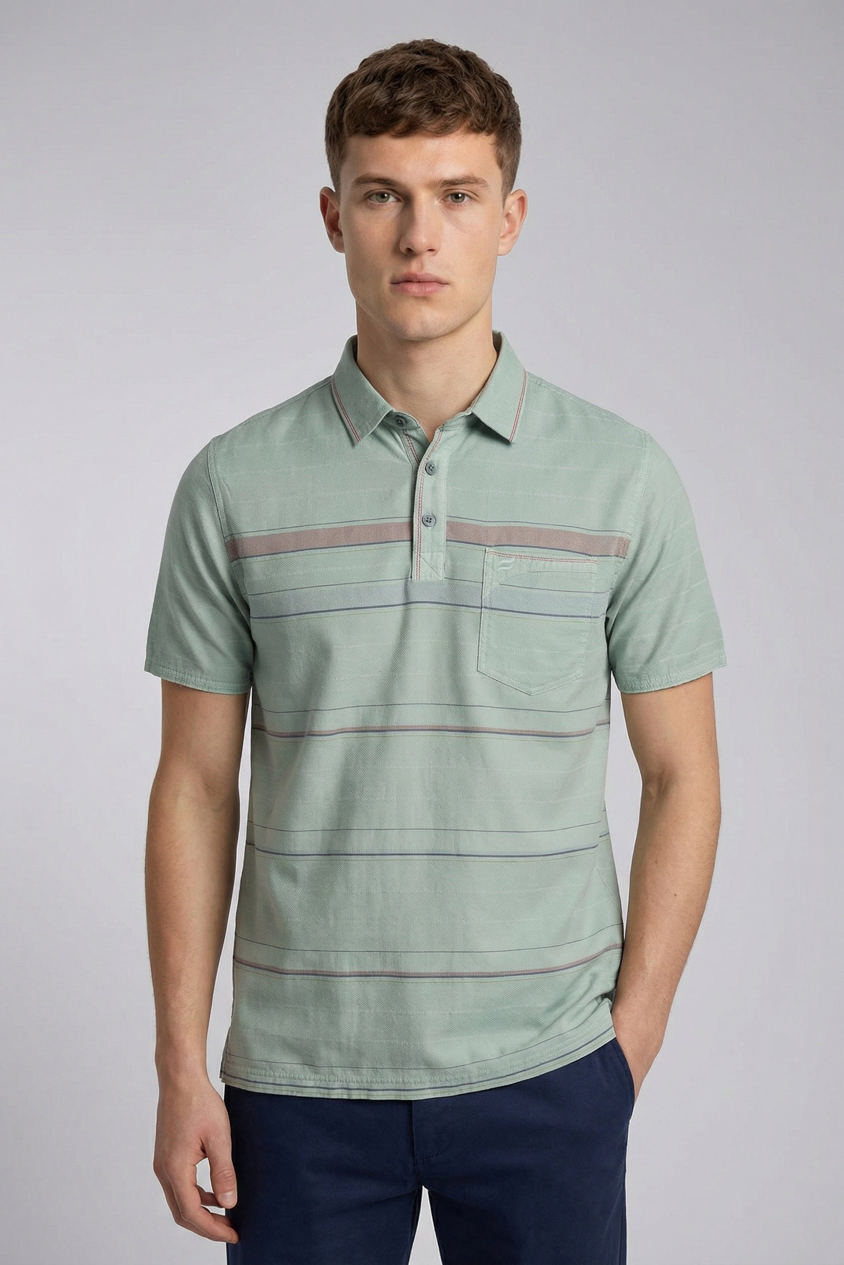 Kevin Ninan Pre-Washed Polo Shirt