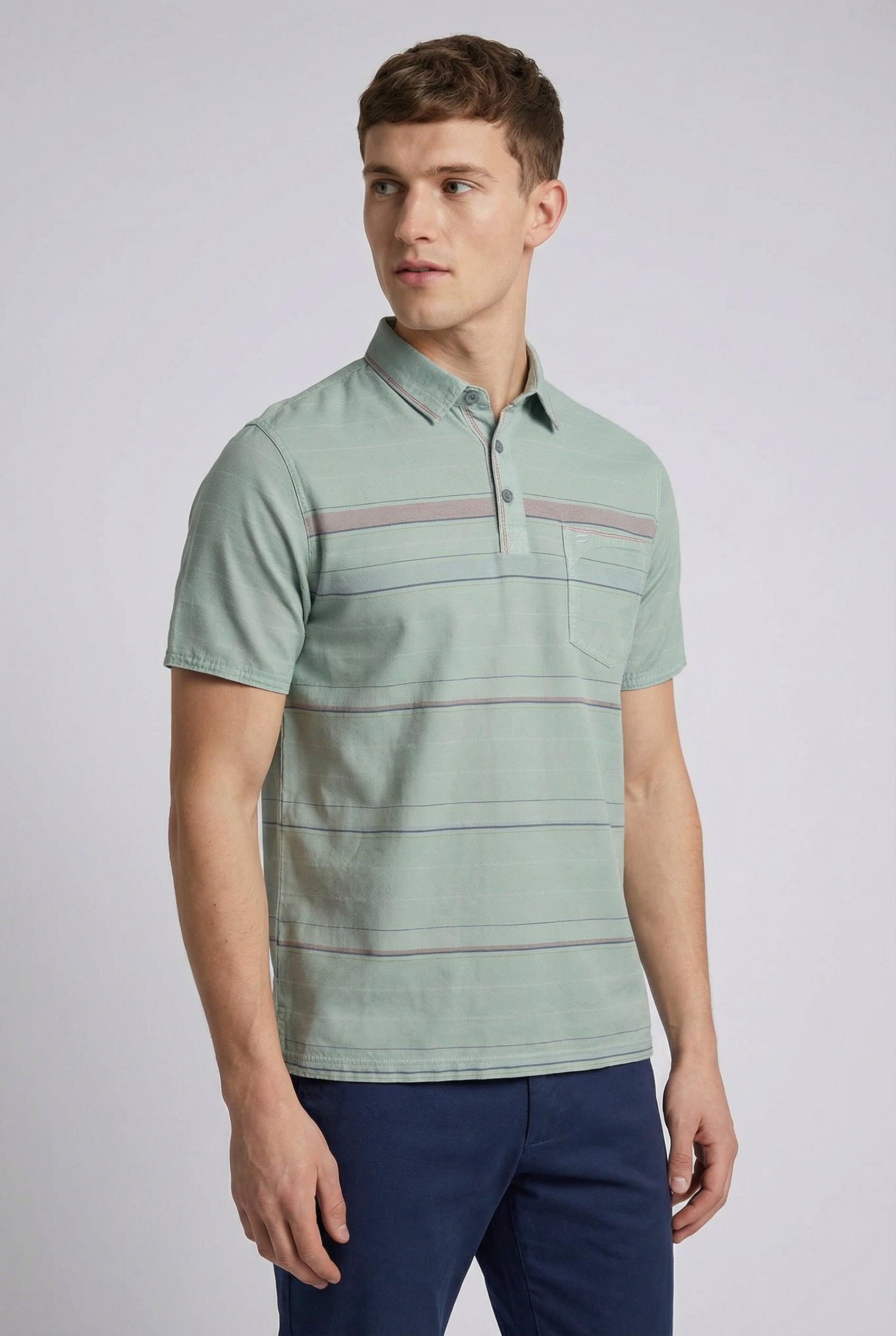 Kevin Ninan Pre-Washed Polo Shirt