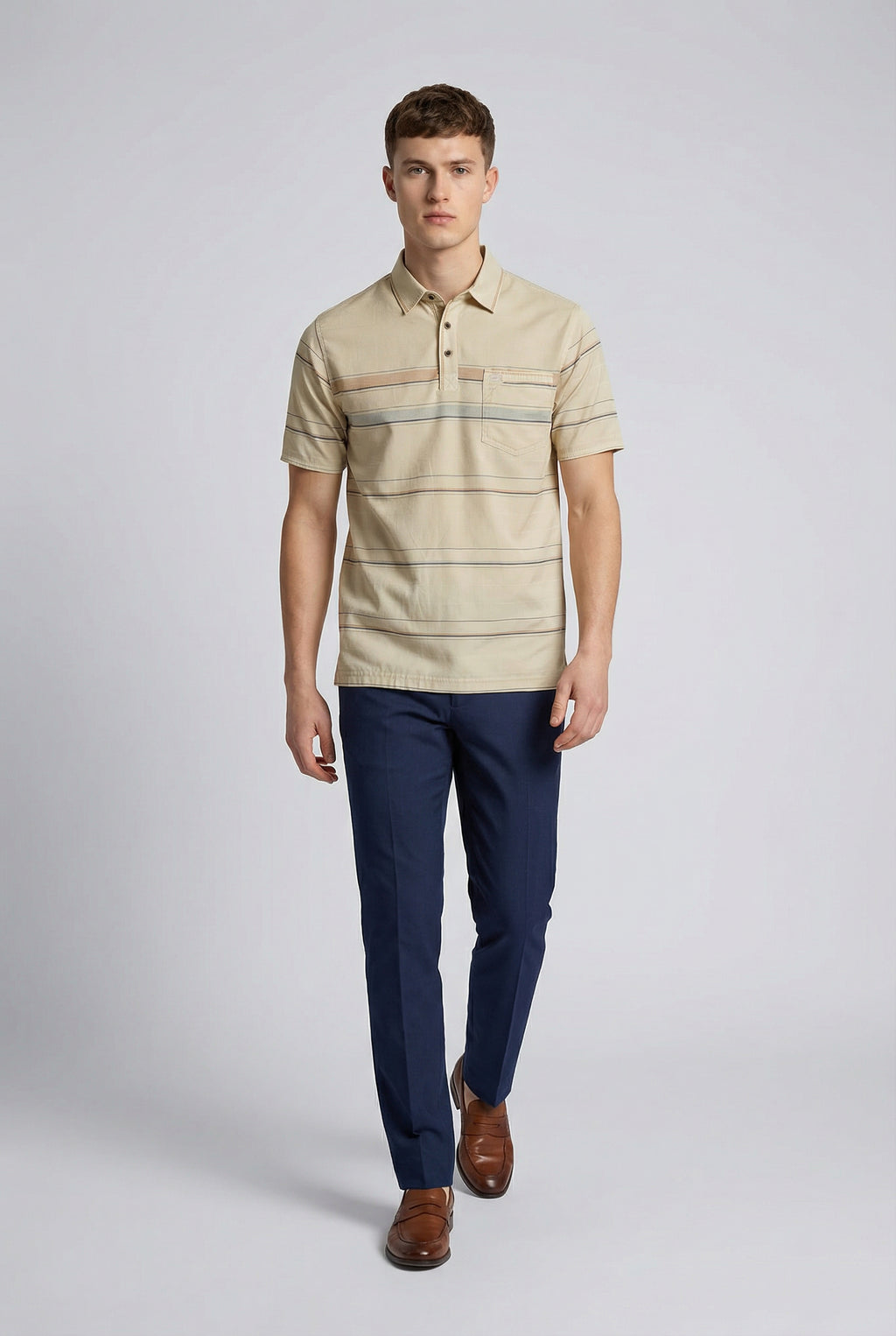 Kevin Ninan Pre-Washed Polo Shirt