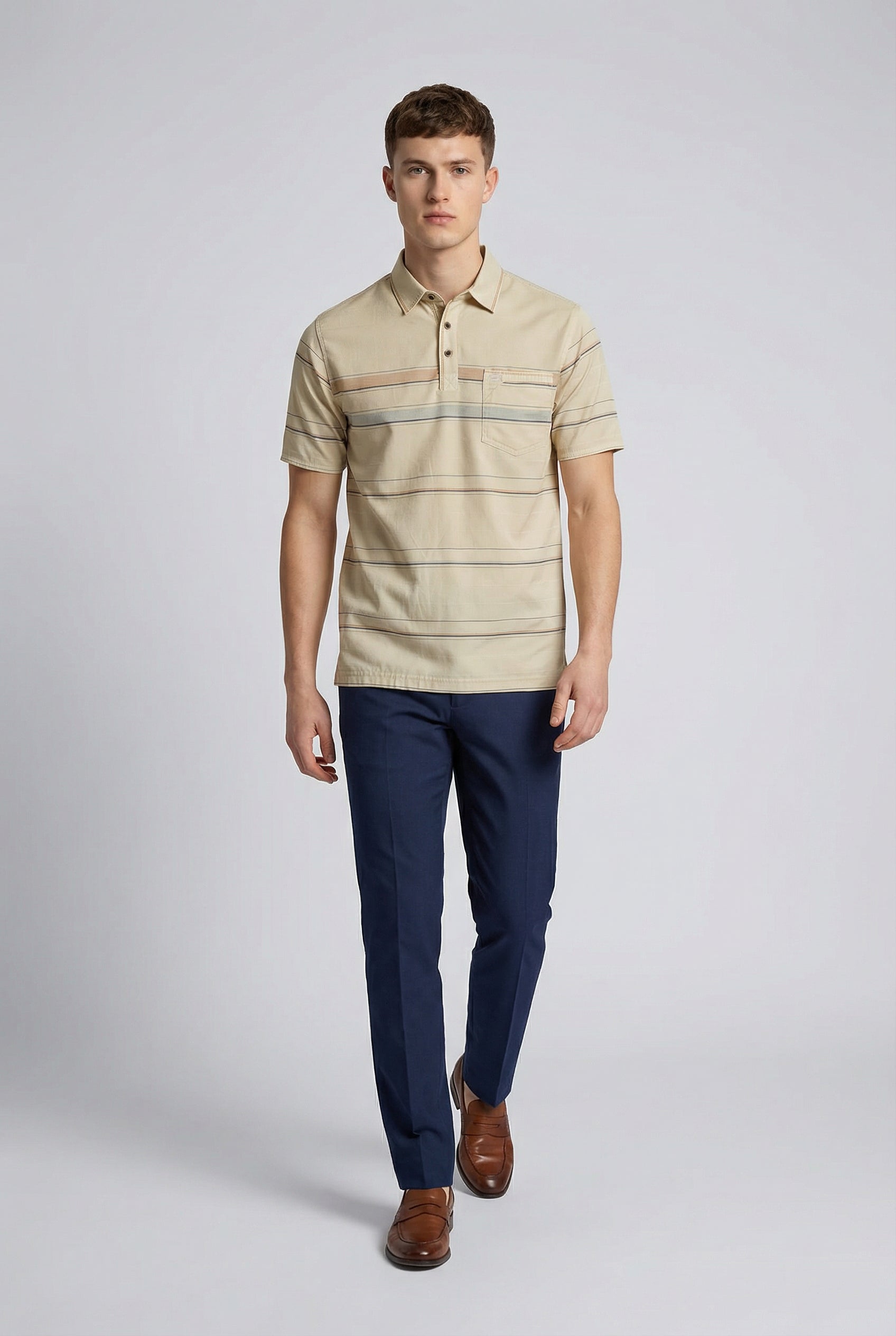 Kevin Ninan Pre-Washed Polo Shirt