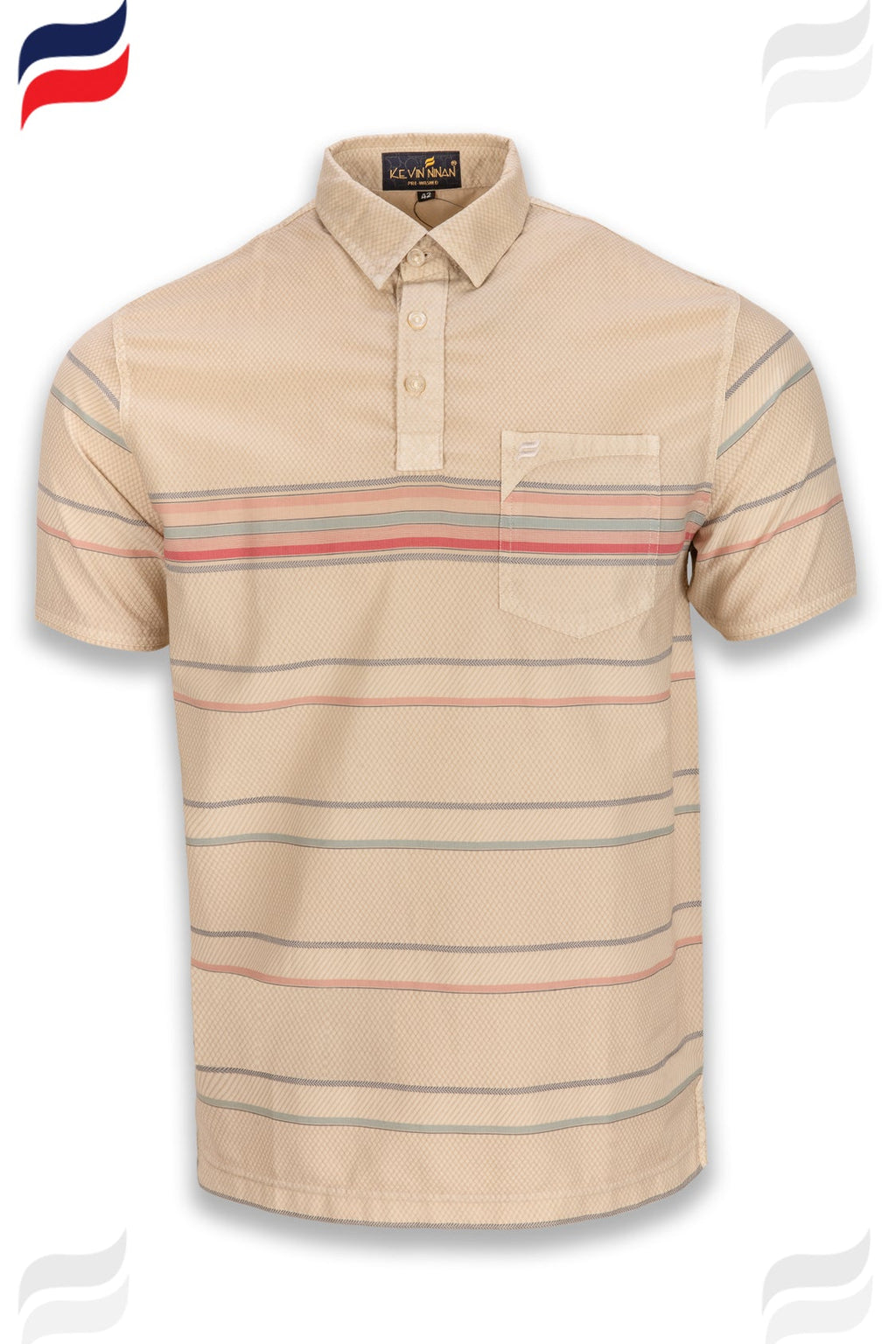 Kevin Ninan Pre-Washed Polo Shirt