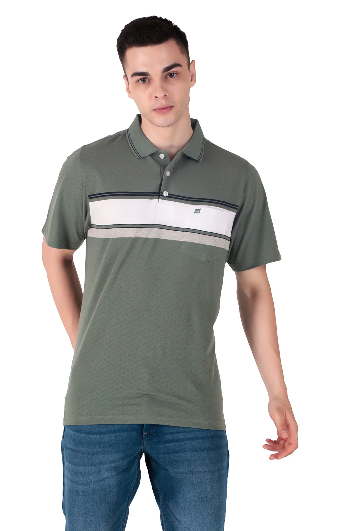 Kevin Ninan Jacquard Polo