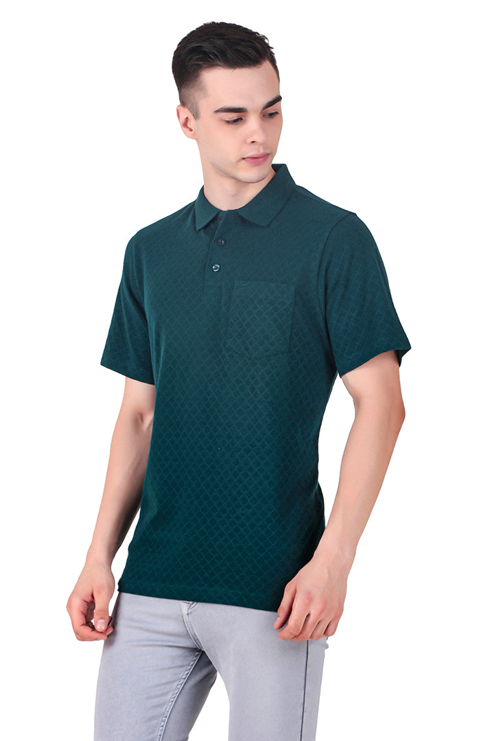 Kevin Ninan Jacquard Polo