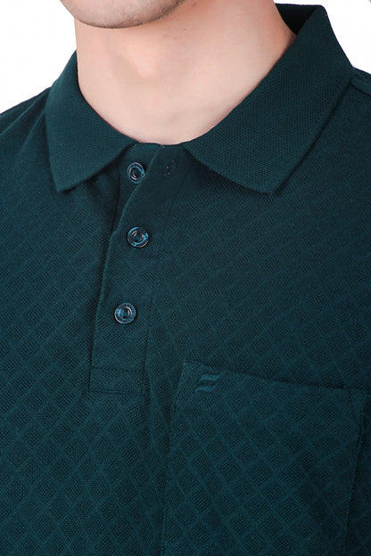 Kevin Ninan Jacquard Polo