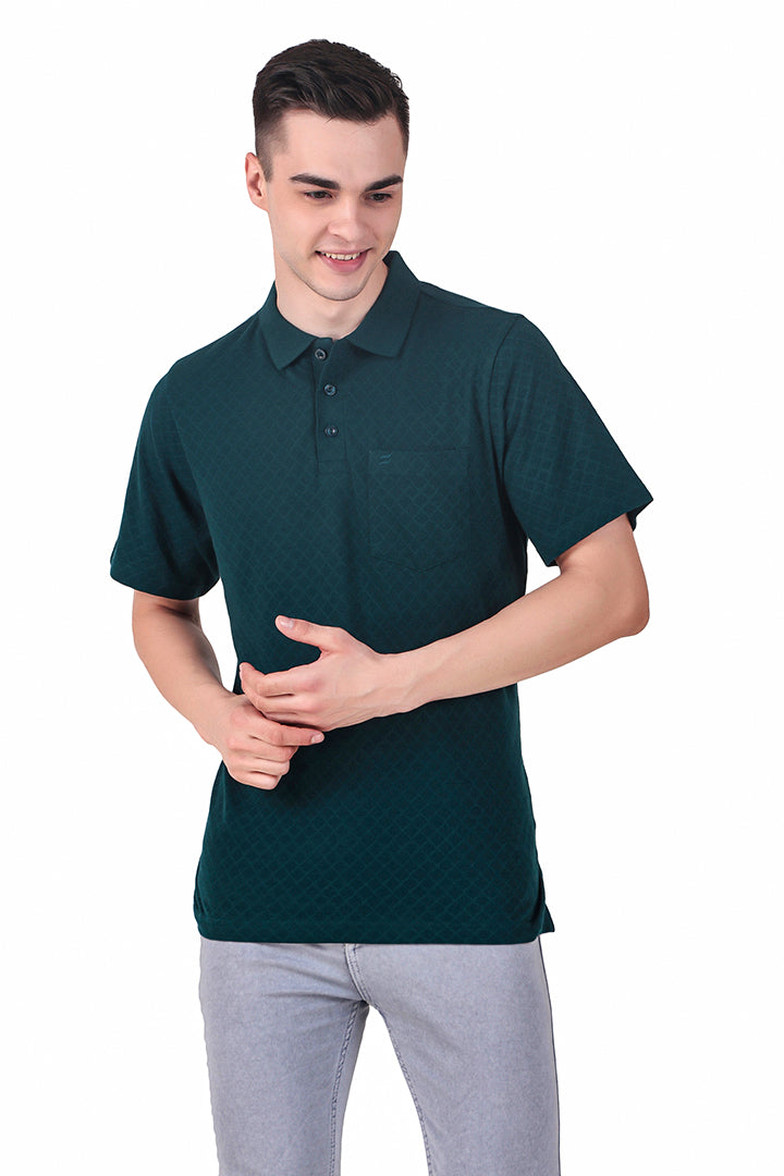 Kevin Ninan Jacquard Polo