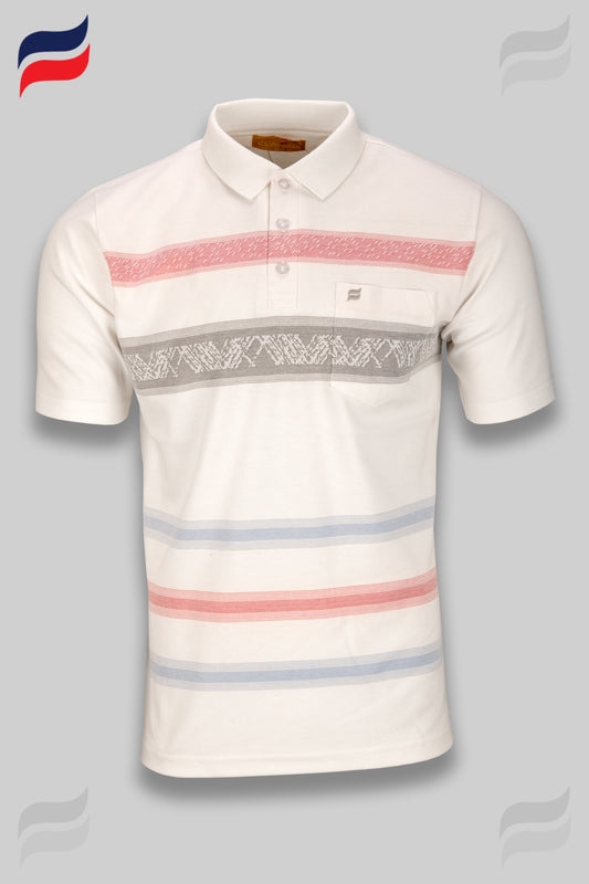 Kevin Ninan Striped Polo