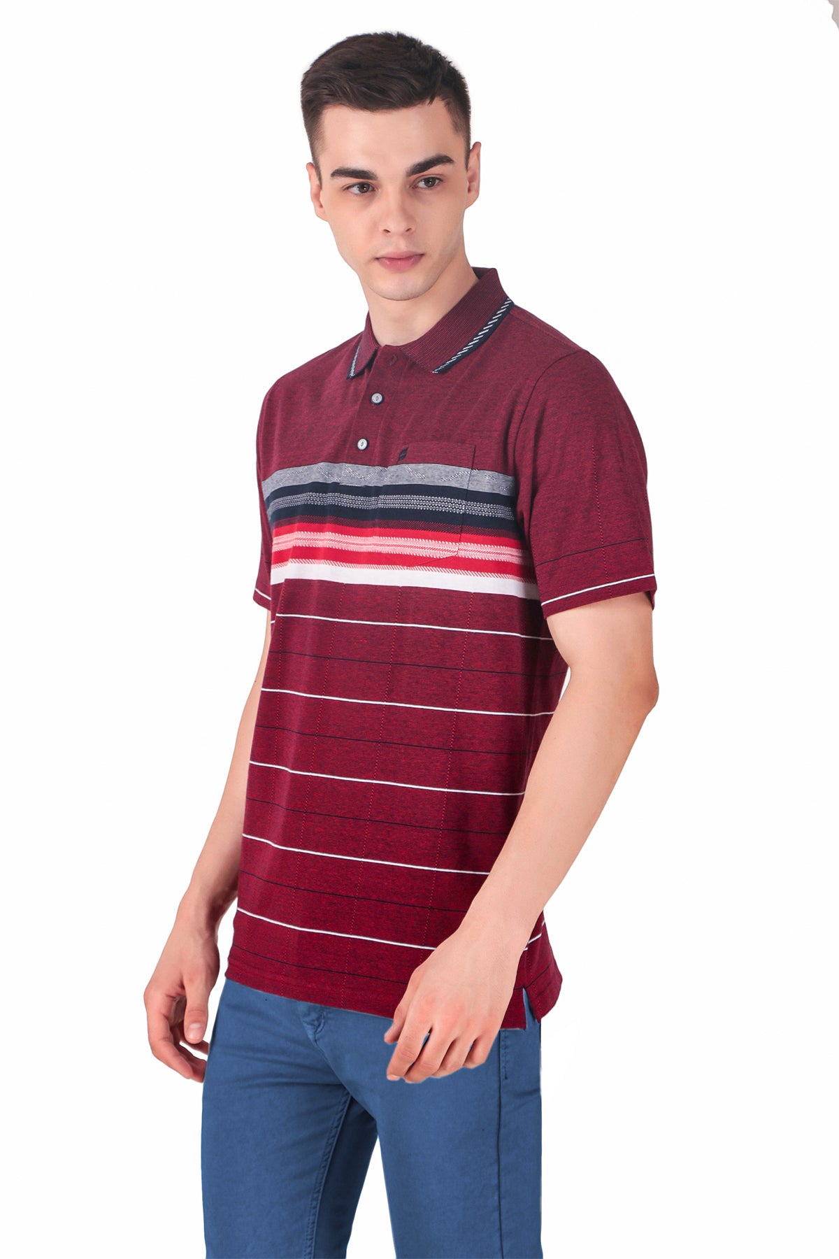 Kevin Ninan Jacquard Polo