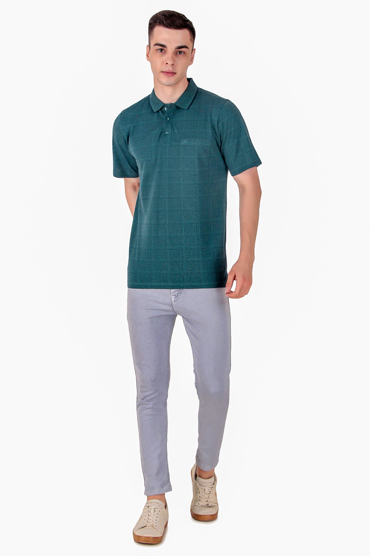 Kevin Ninan Jacquard Polo