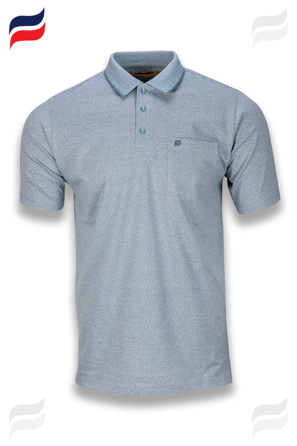 Kevin Ninan Jacquard Polo