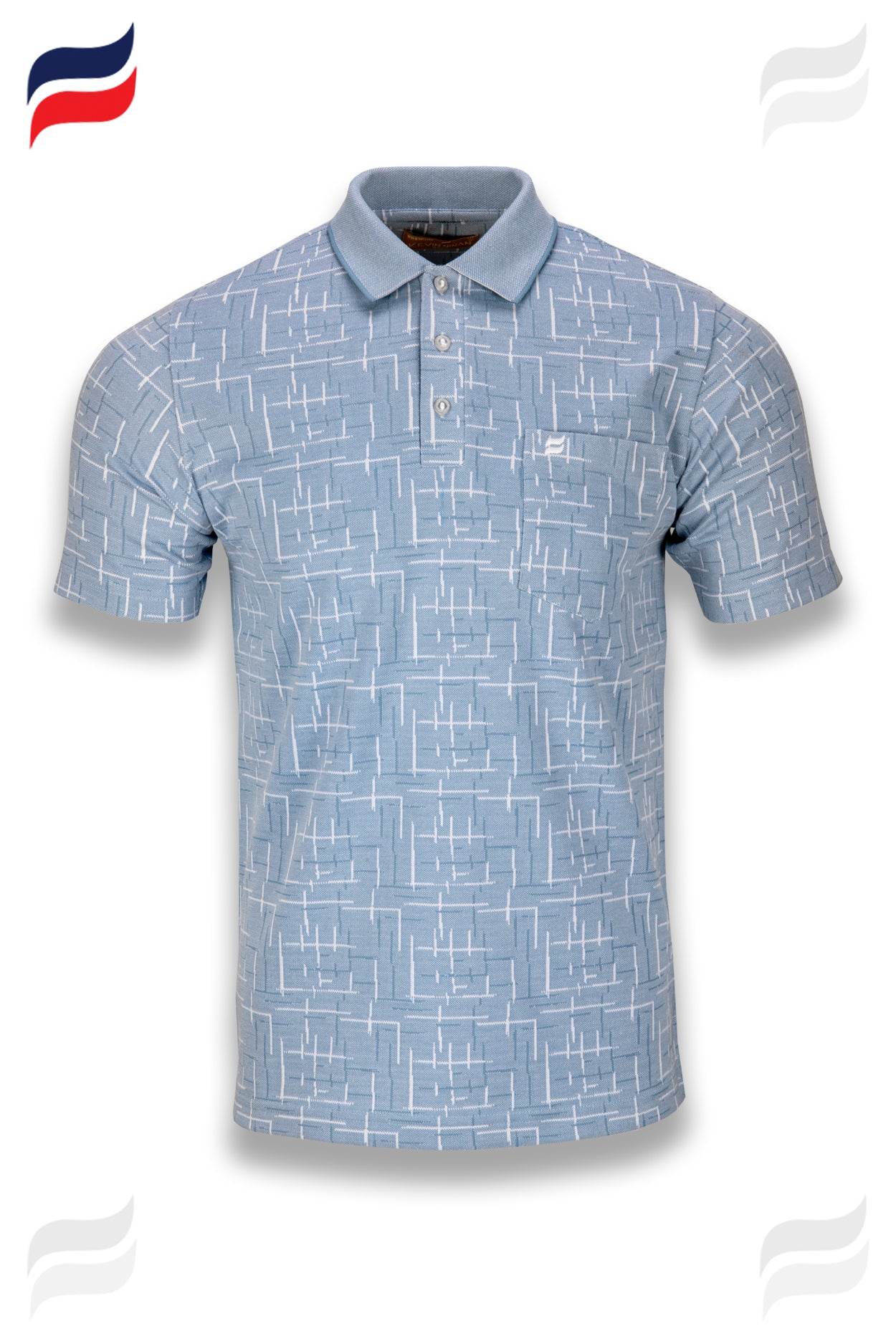 Kevin Ninan Jacquard Polo