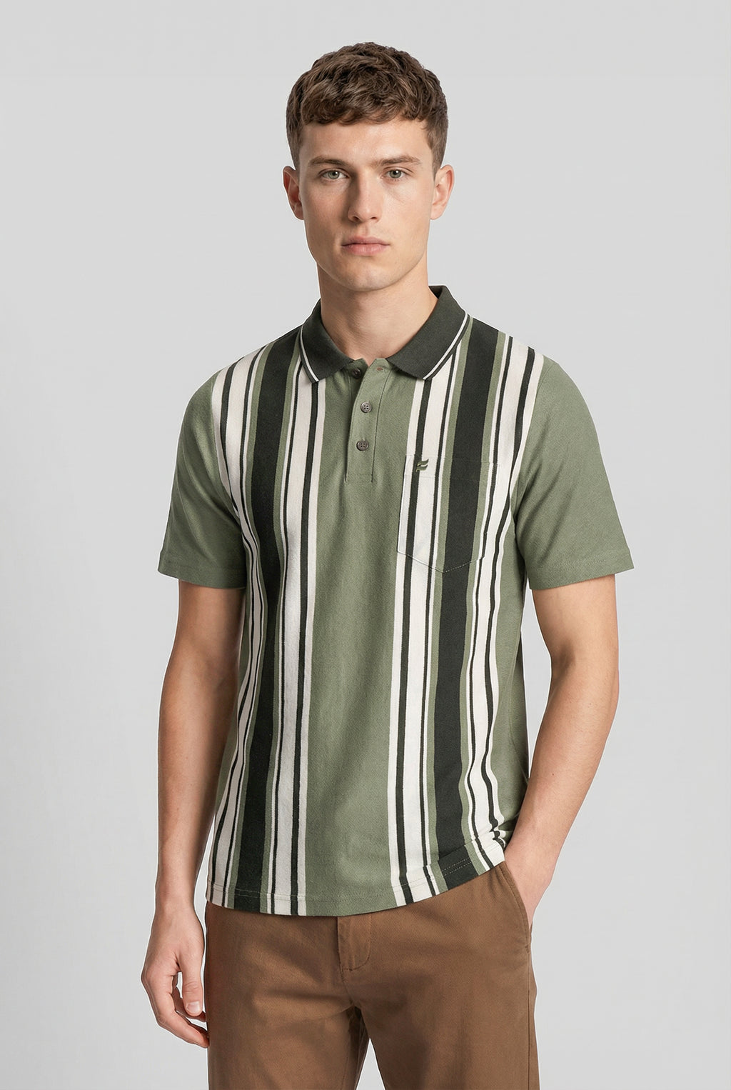 Striped Polo