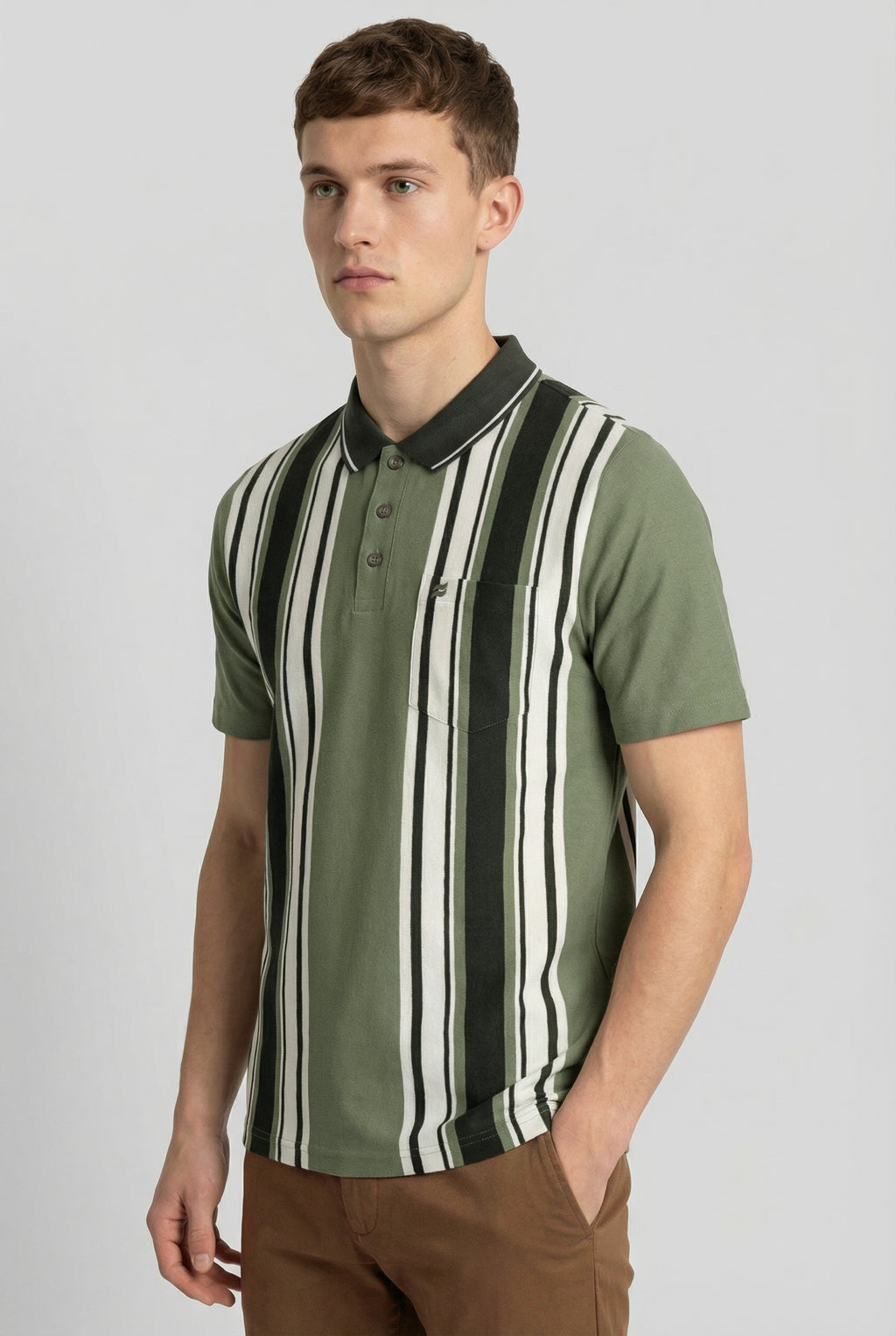 Striped Polo
