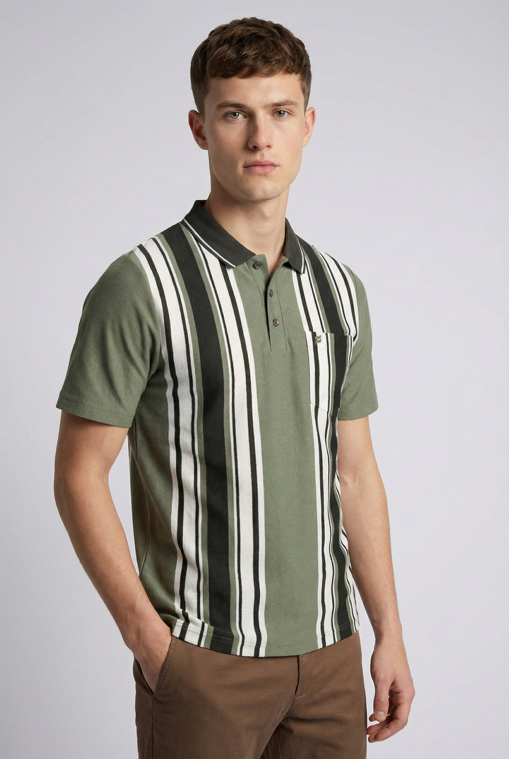 Striped Polo