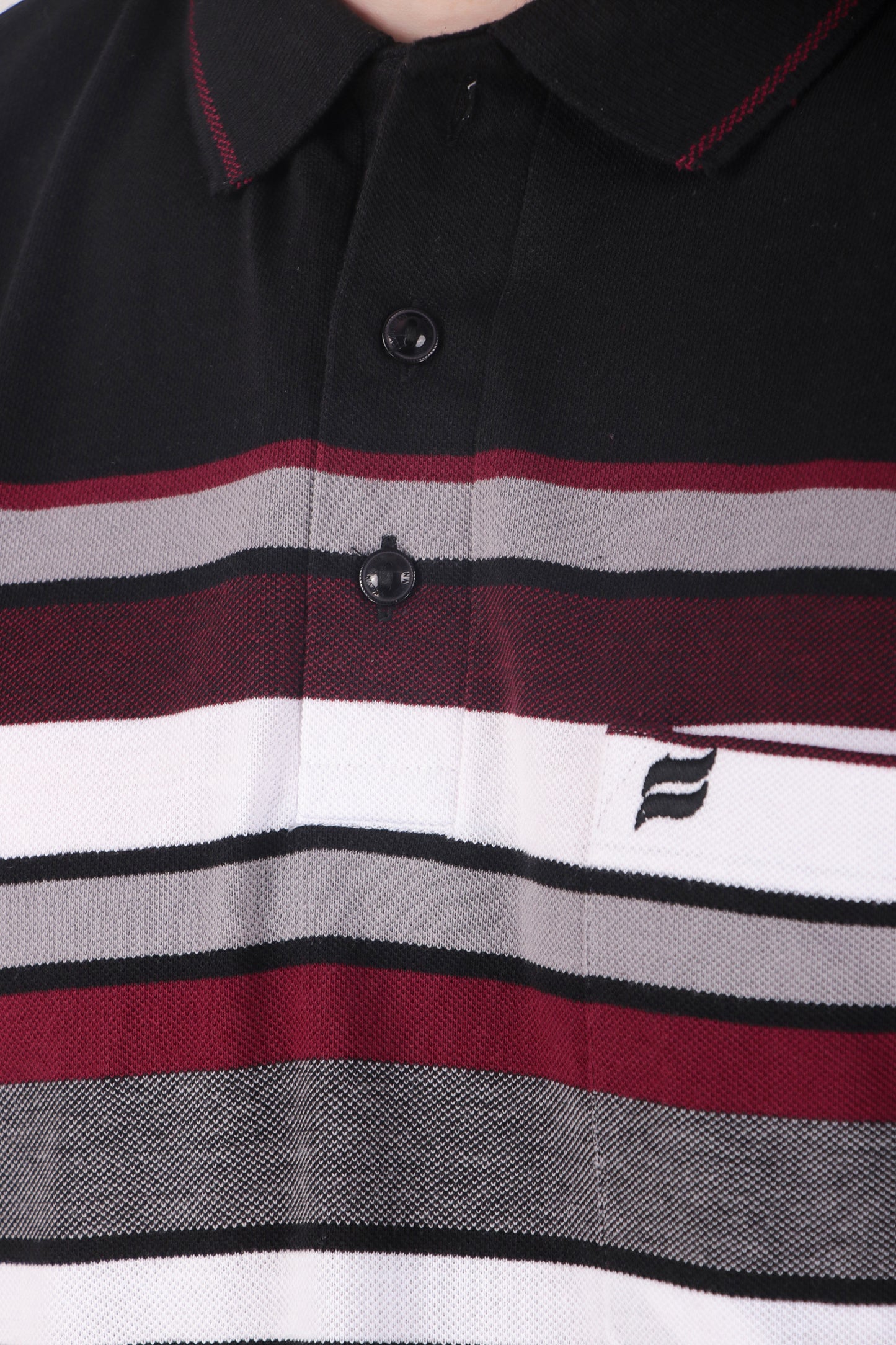 Kevin Ninan Striped Polo