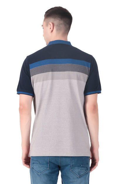 Kevin Ninan Striped Polo