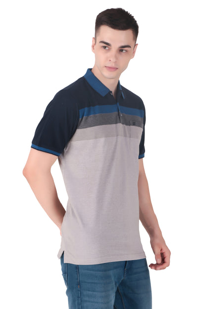 Kevin Ninan Striped Polo