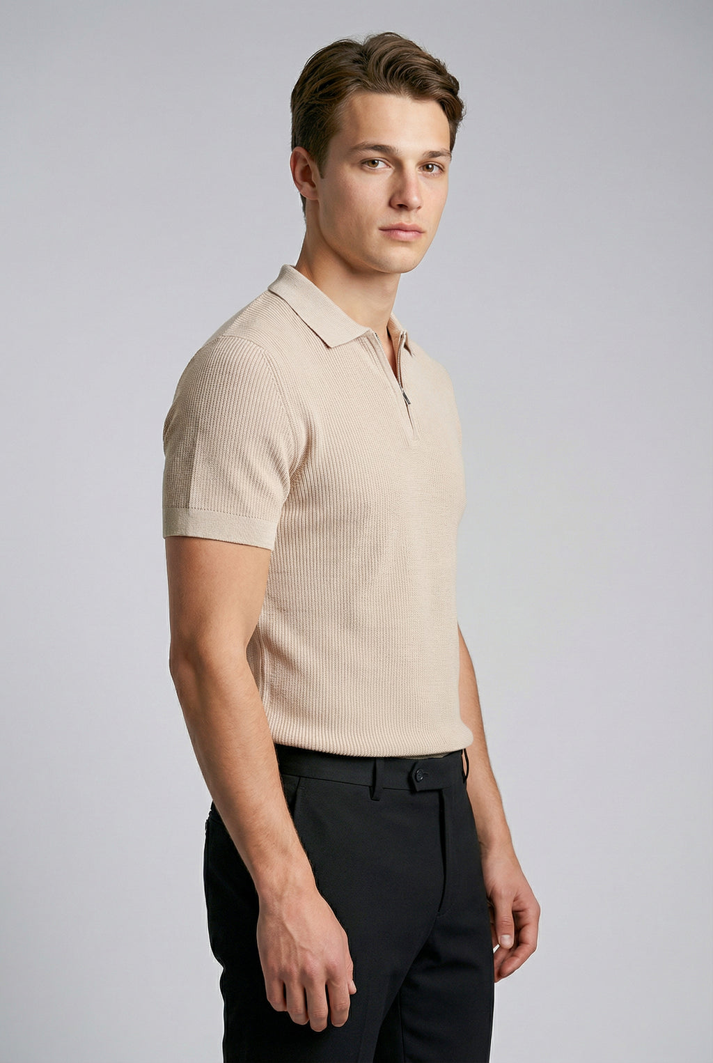 Flatknit polo