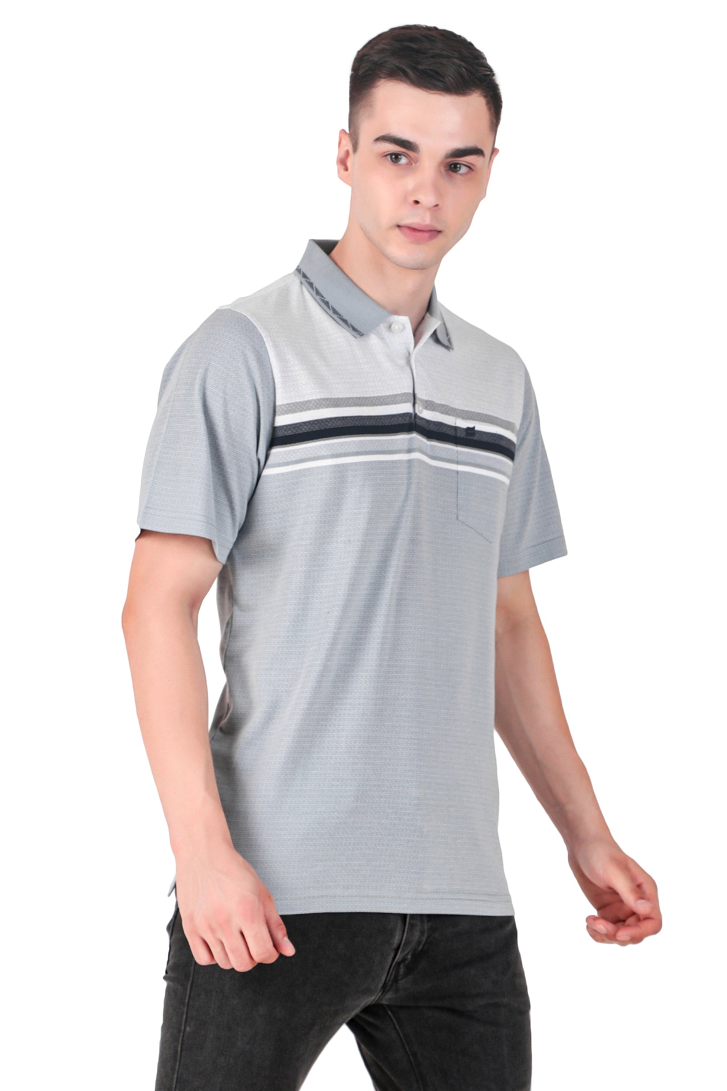 Kevin Ninan Jacquard Polo