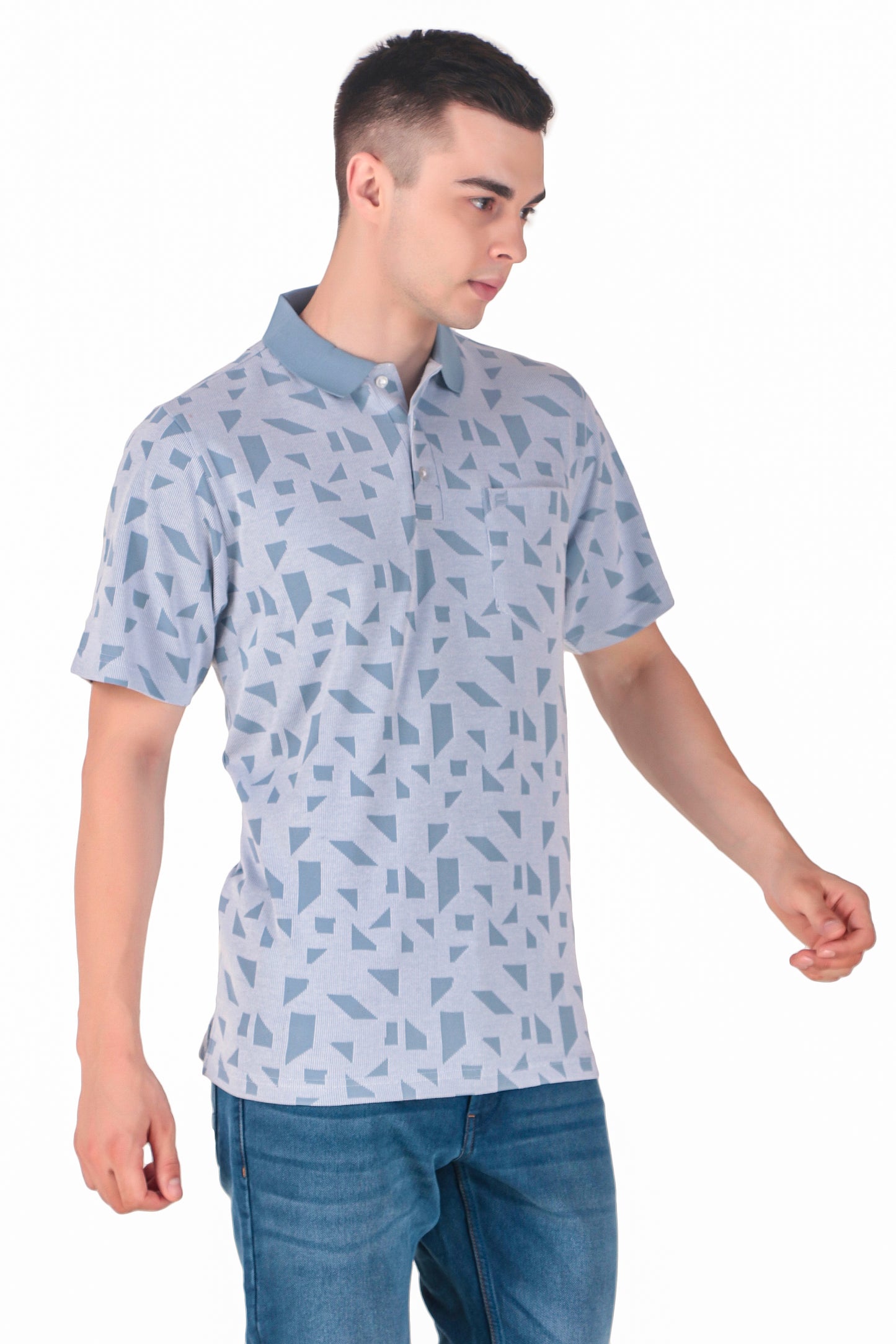 Kevin Ninan Jacquard Polo