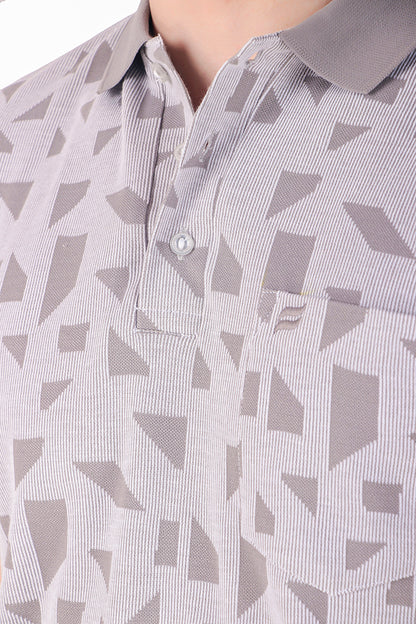 Kevin Ninan Jacquard Polo